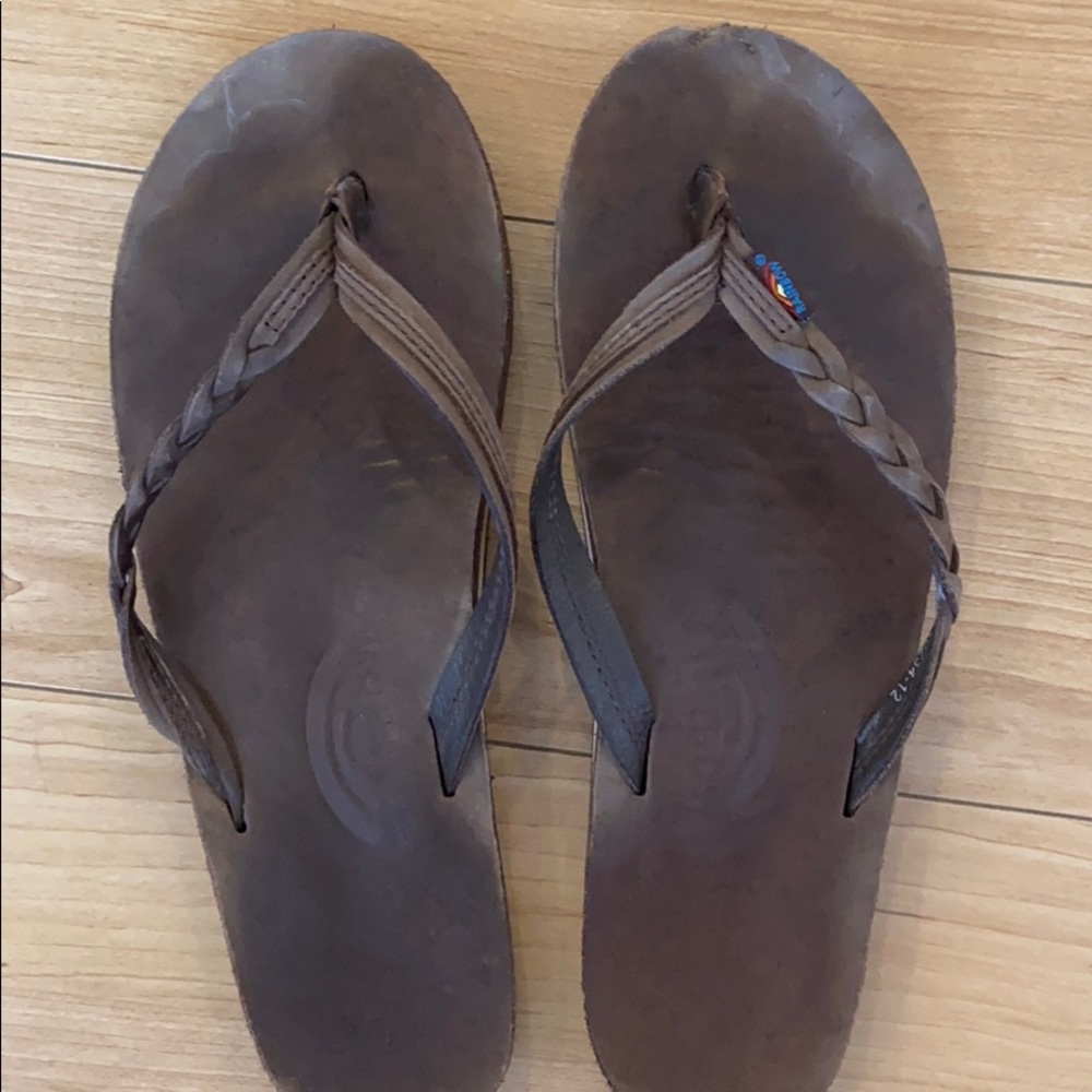 Rainbow Flirty Braid Sandals